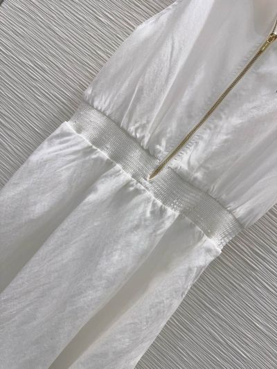 Miu Miu Sleeveless Stand Collar Dress