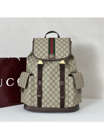 Gucci Ophidia Backpack in Beige/Brown