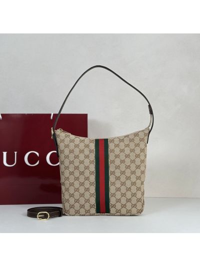 Gucci Ophidia Shoulder Bag in Beige/Brown