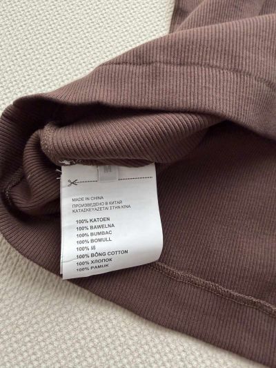 Prada Crew Neck Short Sleeve T-Shirt in Brown