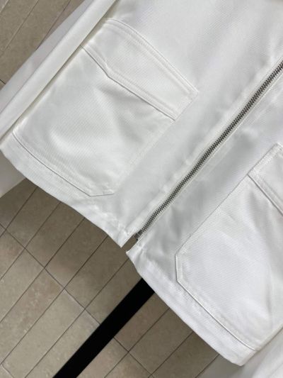 Prada Cropped Long Sleeve Jacket