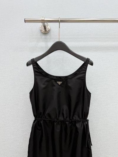 Prada Drawstring Dress in Black