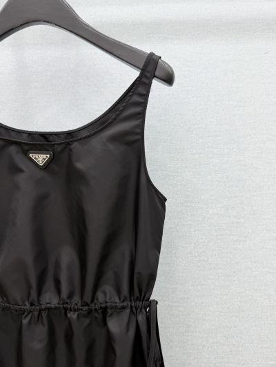Prada Drawstring Dress in Black
