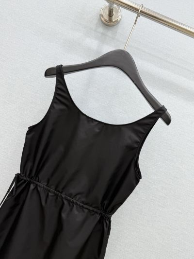 Prada Drawstring Dress in Black