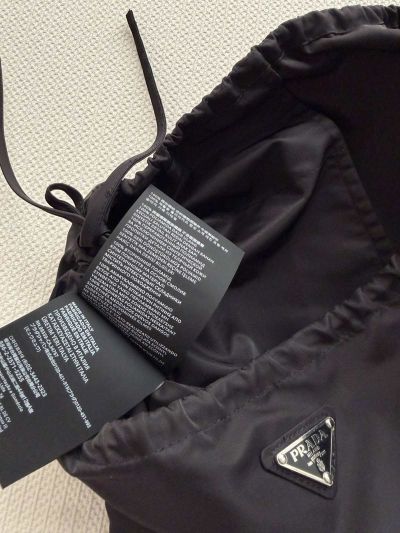 Prada Drawstring Straight Skirt in Black