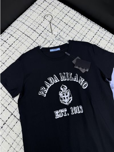 Prada Short Sleeve Crew Neck T-Shirt