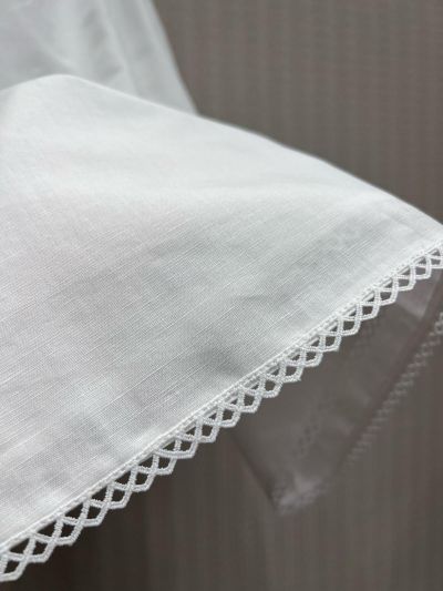 Prada Sleeveless Lace Top in White