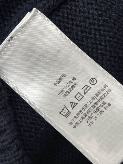 Ralph Lauren Crew Neck Long Sleeve Sweater in Navy and Grey
