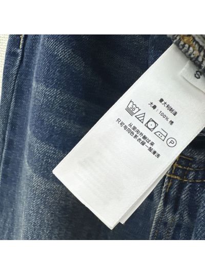 Ralph Lauren Denim Wide-Leg Skirt in Blue