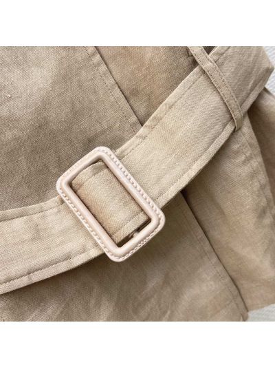 Ralph Lauren Sleeveless Linen Vest in Beige