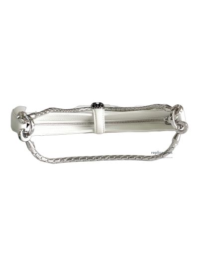 Bvlgari Serpenti Baia Small Shoulder Bag Diamond White Urban Calfskin