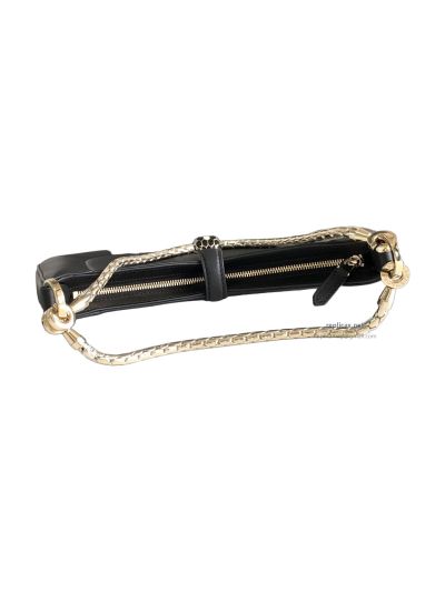 Bvlgari Serpenti Baia Small Shoulder Bag Black Urban Calfskin