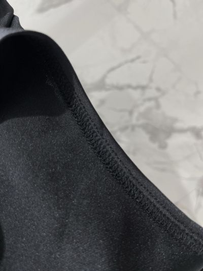 Saint Laurent Openwork Sleeveless Top in Black