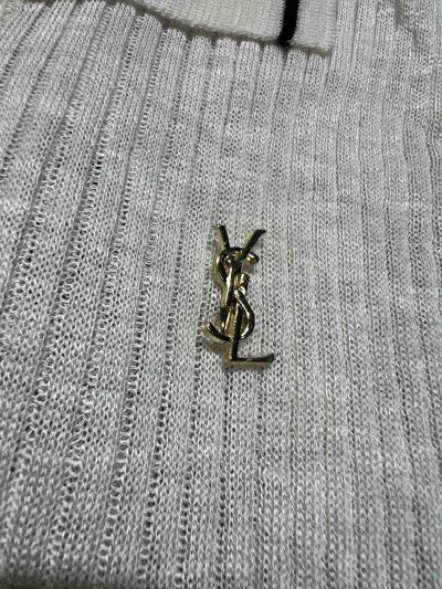Saint Laurent Sleeveless Button-Front Top