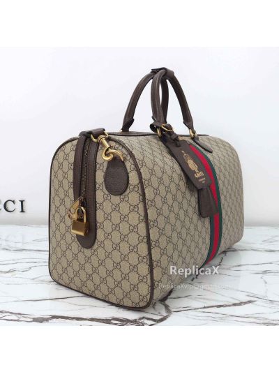savoy-medium-duffle-bag-834460-in-beige-brown-and-dark-brown-with-green-red-web-rxgui271209-06