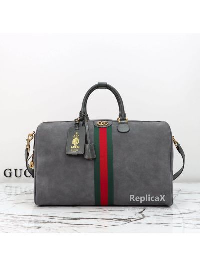 Gucci Savoy Medium Duffle Bag 834460 in Dark Gray
