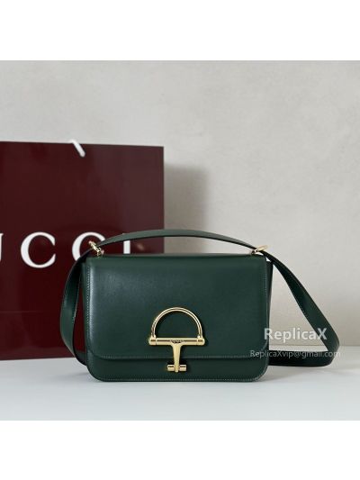 Gucci Siena Small Shoulder Bag 846705 in Dark Green