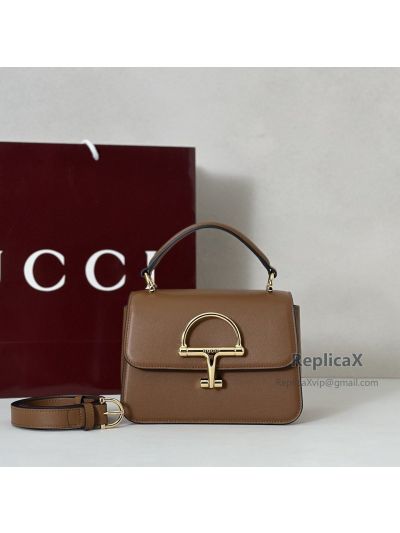 Gucci Siena Small Top Handle Bag 855536 in Brown