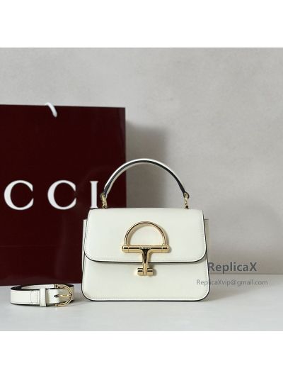 Gucci Siena Small Top Handle Bag 855536 in Ivory