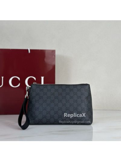 Gucci Small GG Medium Pouch 876486 in Grey