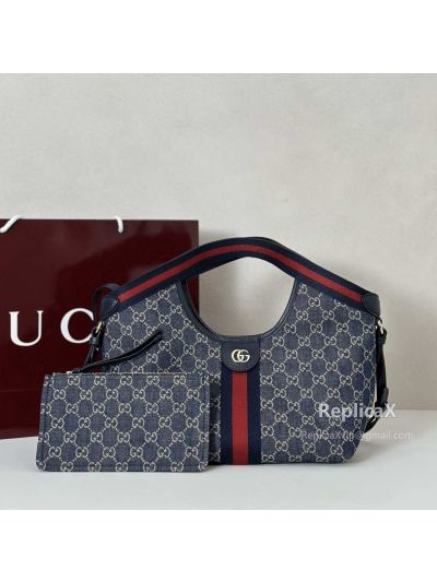 Gucci Small Tote Bag 860845 in Navy