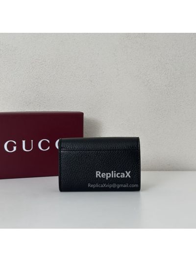 Gucci Softbit Card Case 828148 in Black