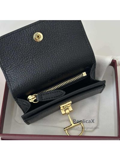 Gucci Softbit Card Case 828148 in Black