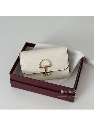 Gucci Softbit Card Case 828148 in Ivory White