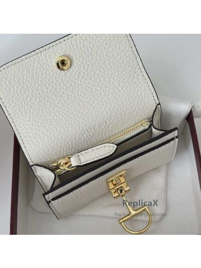 Gucci Softbit Card Case 828148 in Ivory White