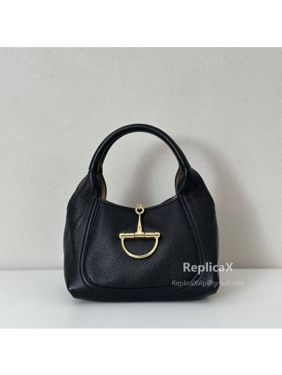 Gucci Softbit Medium Top Handle Bag 837467 in Black