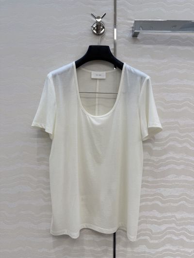 The Row Short Sleeve Oversized T-Shirt in White