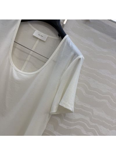 The Row Short Sleeve Oversized T-Shirt in White