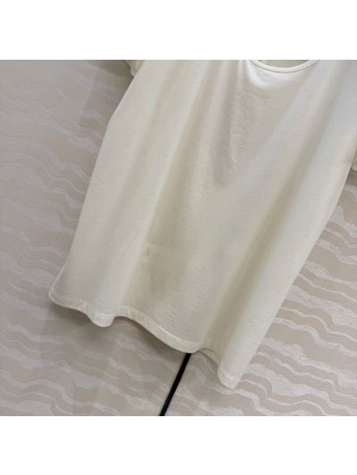 The Row Short Sleeve Oversized T-Shirt in White