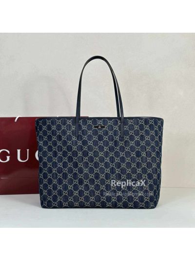 Gucci Tribeca Large Tote Bag 874745 in Dark Blue
