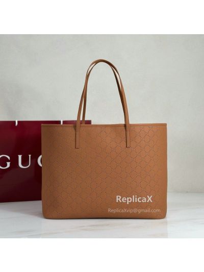 Gucci Tribeca Large Tote Bag 874745 in Dark Tan