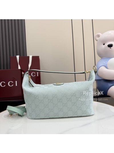Gucci Vanity Medium Top Handle Bag 857799 in Icy Blue