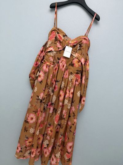 Zimmermann Bow Floral Dress in Multicolor
