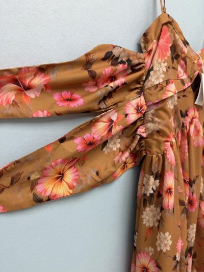 Zimmermann Bow Floral Dress in Multicolor