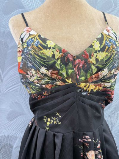 Zimmermann Linen Floral Dress in Multicolor