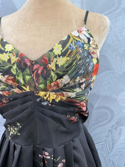 Zimmermann Linen Floral Dress in Multicolor