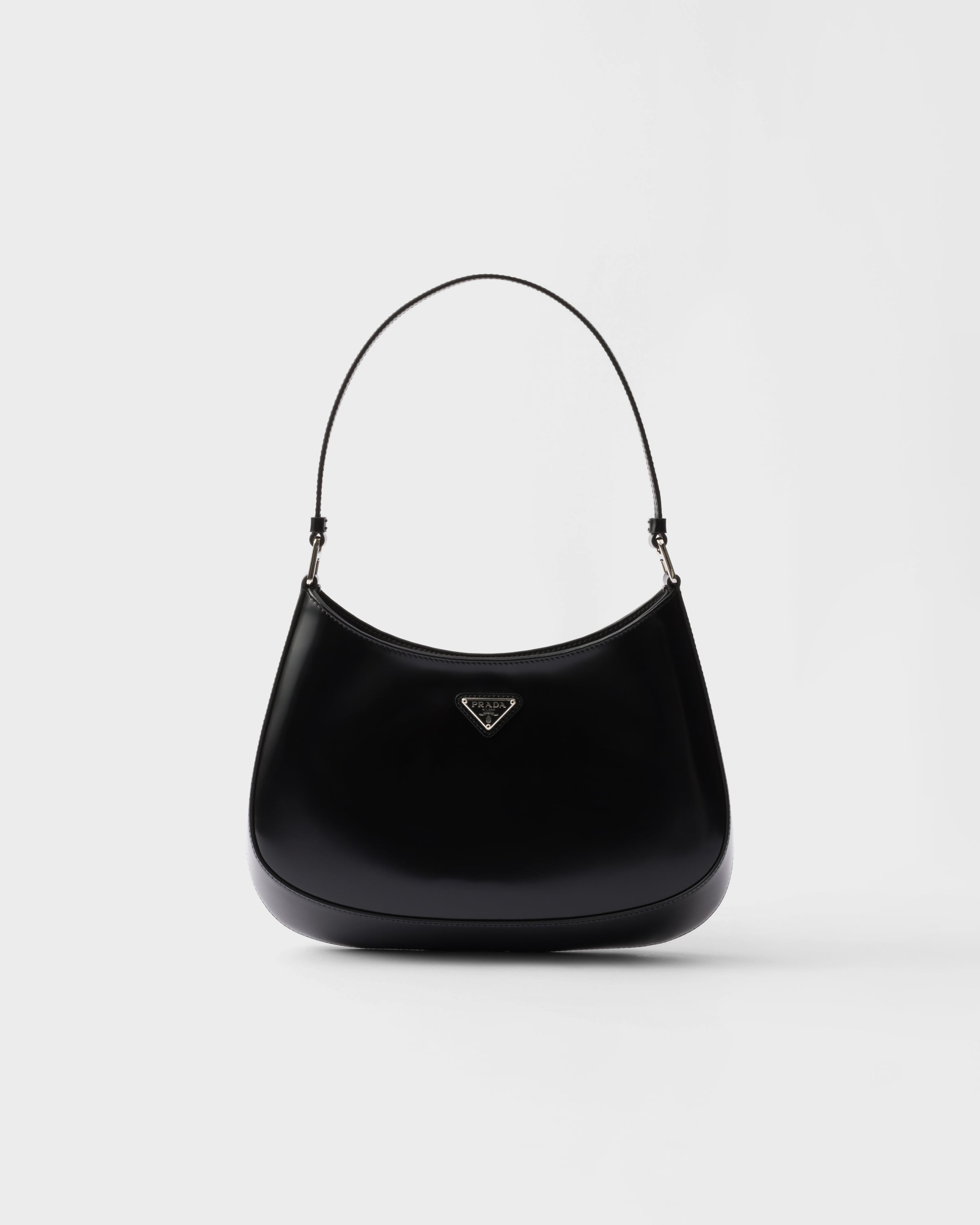 Black Prada Cleo curved shoulder bag